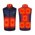 thumbnail image 1 of Cmfcve Lightweight Battery Heated Vest for Men's & Women's Nine-Zone Three-Level Electric Heated Coat Plus Size Temperature Control Puffer Jacket, 1 of 5