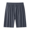 thumbnail image 1 of Cmfcve Men's Athletic Shorts Plus Size Versatile Lightweight Mens Shorts 5 Inch Elastic Waist Zip-Pocket Gym Shorts, 1 of 8