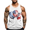 thumbnail image 1 of Cmfcve Men's Independence Day Tank Tops Summer Printed Gym Tank Top Sleeveless Round Neck Hawaiian Tees, 1 of 5
