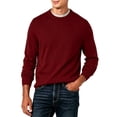 thumbnail image 1 of Cmfcve Men's Knit Tops Long Sleeve Crew Neck Pullover Shirts Daily Casual Fall Layering Shirts, 1 of 4