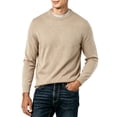 thumbnail image 1 of Cmfcve Men's Knit Tops Long Sleeve Crew Neck Pullover Shirts Daily Casual Fall Layering Shirts, 1 of 4
