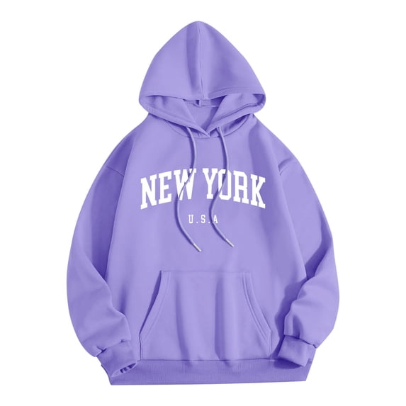 Cmfcve Men's Letter Sweatshirt Long Sleeve Drawstring Hooded Sweatshirt Stretch Ribbed Pullover Hoodies Blouse with Pockets