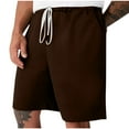thumbnail image 1 of Cmfcve Men's Plus Size Shorts Pocket Elastic Waist Home Pants Versatile Durable Gym Shorts, 1 of 6