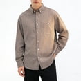thumbnail image 1 of Cmfcve Men's Plus Size Work Shirt Long Sleeve Collared Checkered Dress Shirts Business Casual Button Down Shirts, 1 of 7