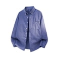 thumbnail image 1 of Cmfcve Men's Plus Size Work Shirt Long Sleeve Collared Checkered Dress Shirts Business Casual Button Down Shirts, 1 of 6
