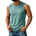 thumbnail image 1 of Cmfcve Men's Sleeveless Shirt Quick Dry Workout Tank Top Crew Neck Moisture Wicking Athletic Tanks, 1 of 9