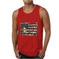 thumbnail image 1 of Cmfcve Men's Summer Oversize Tank Top Simple Versatile Patriotic Tees Sleeveless Round Neck Fitness Undershirt, 1 of 5