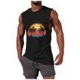 thumbnail image 1 of Cmfcve Hawaiian Tank Top for Men Breathable Loose Summer Sleeveless Beach Vacation Shirts Crew Neck Graphic Gym Tees T-shirt, 1 of 5