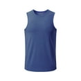 thumbnail image 1 of Cmfcve Men's Summer Tank Top Round Neck Sleeveless Muscle Tank Shirt Simple Breathable Gym Tees, 1 of 9