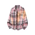 thumbnail image 1 of Cmfcve Men's and Big Men's Long Sleeve Plaid Shirts Fashion Casual Loose Fit Button Down Shirts, 1 of 6