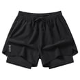 thumbnail image 1 of Cmfcve Mens Running Shorts with Liner Quick Dry Gym Athletic Workout Short Pants with Side Pockets, 1 of 7