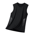 thumbnail image 1 of Cmfcve Mens Side Mesh Workout Tank Big & Tall Regular Fit Crewneck T Shirts Sleeveless Gym Muscle Tee with Ventilation, 1 of 6