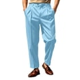 thumbnail image 1 of Cmfcve Mens Suit Pants Classic Striped Flat Front Dress Pants, 1 of 8