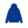 thumbnail image 1 of Cmfcve Oversized Hoodies for Men Long Sleeves Solid Color Preppy Hoodies Stretch Drawstring Athletic Hooded Sweatshirt with Pockets, 1 of 3