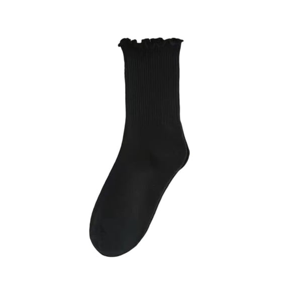 Cmfcve Ruffle Socks for Women Cute Frilly Sock Lightweight Crew Socks