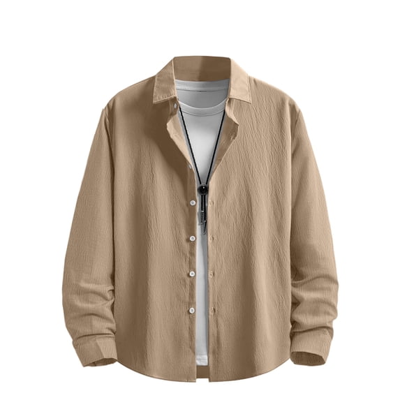 Cmfcve Sun Protection Tops for Men Lightweight Button Down Shirts Casual Long Sleeve Quick Dry Athletic Tops
