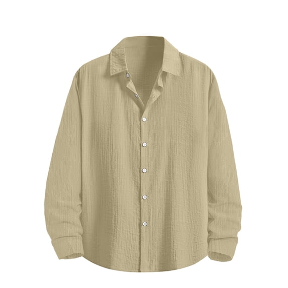 Cmfcve Sun Protection Tops for Men Lightweight Button Down Shirts Casual Long Sleeve Quick Dry Athletic Tops