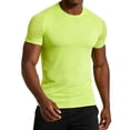 thumbnail image 1 of Cmfcve T Shirts for Men Quick Dry Athletic Tee Moisture Wicking Breathable Short Sleeve Crew Neck Tops Workout Running Sports Clothing, 1 of 8