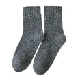 thumbnail image 1 of Cmfcve Warm Thick House Socks for Women Winter Warm Crew Socks Solid Mid-Claf Casual Slipper Socks, 1 of 2