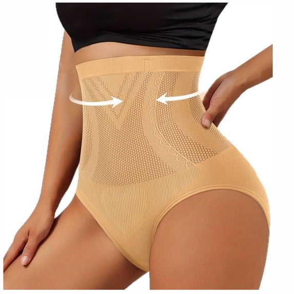 Cmfcve Women's Body Shaper Shorts Tummy Control Butt Lift Shapewear Underwear High Waisted Shaping Briefs