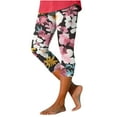 thumbnail image 1 of Cmfcve Women's Casual Pants & Capris Soft Light Weight Yoga Leggings Pants Lady Elastic Waist Summer Beach Sweatpants, 1 of 5