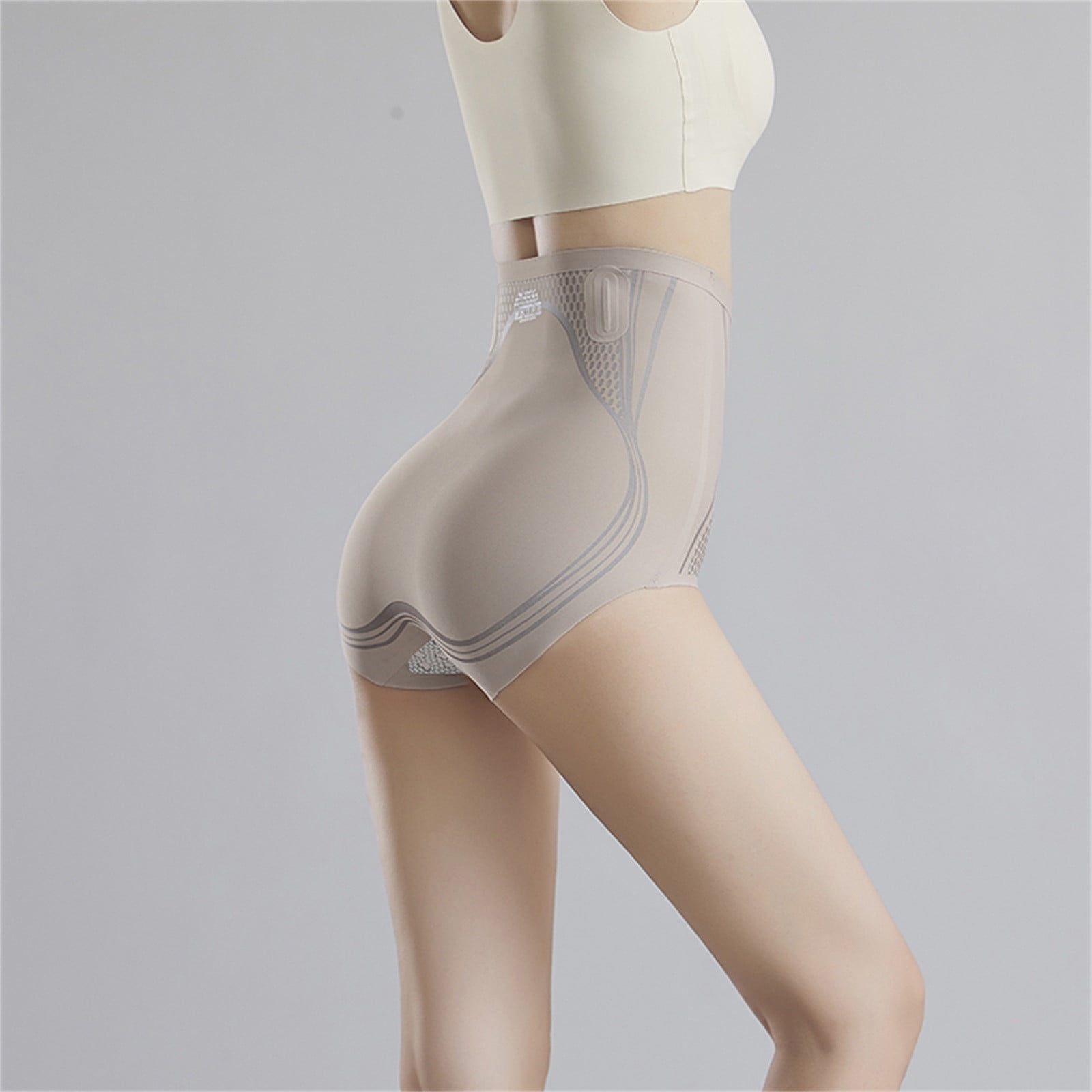 Cmfcve Women s Cotton Underwear Fibre Repair Shaping Shorts Fibre Restoration Shaper High Waist Shapewear Elastic Body Shaper Underwear Walmart Business Supplies