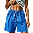 thumbnail image 1 of Cmfcve Women's Running Shorts Quick Dry Wicking Mesh Performance Workout Shorts with Drawstring, 1 of 5