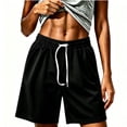 thumbnail image 1 of Cmfcve Women's Running Shorts Quick Dry Wicking Mesh Performance Workout Shorts with Drawstring, 1 of 5