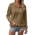 thumbnail image 1 of Cmfcve Womens Hoodies Oversized Hooded Sweatshirt Casual Long Sleeve Drawstring Pullover Tops, 1 of 7