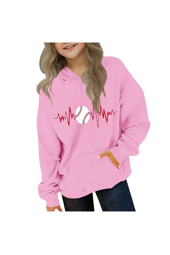 Youth Hoodie for School Uniform Boys & Girls Preppy Hooded Sweatshirt Children's Solid Color Long Sleeve Activewear Pullover Jacket