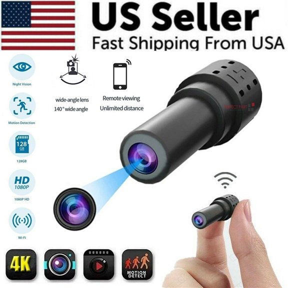 Cmfohlke 1080p Mini Wi-Fi Camera Module with Night Vision and Micro USB Power