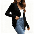 thumbnail image 1 of Women Cardigan Casual Knit Cardigan Lightweight Sweater with Pocket, 1 of 5