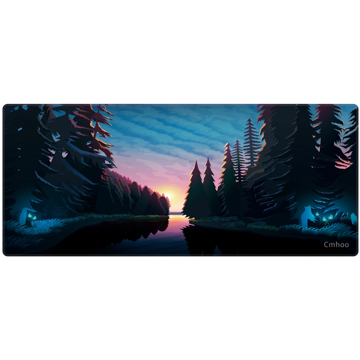 Cmhoo Gaming Mouse Pad Size 27.5x11.8 Thickness 0.12 inches,PremiumTextured NonSlip