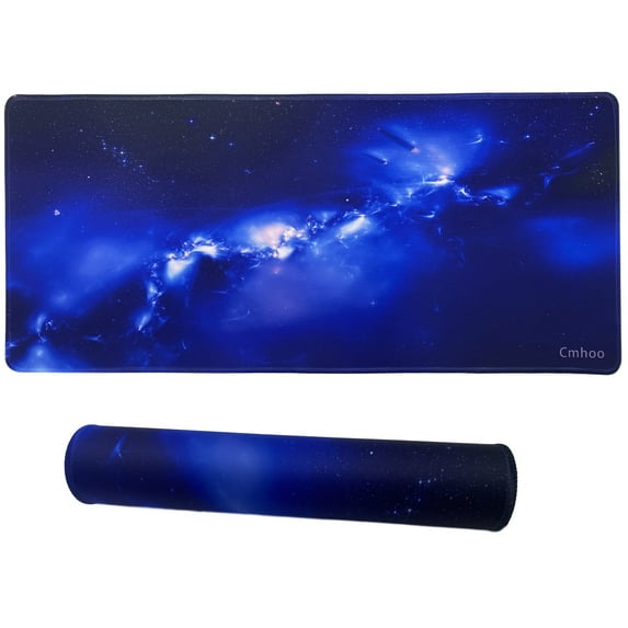 Cmhoo Gaming Mouse Pad Size 27.5x11.8 Thickness 0.12 inches,Premium-Textured Non-Slip & Waterproof Computer Mousepad with Stitched Edges for Gaming, Office & Home 70x30 Xingyunw