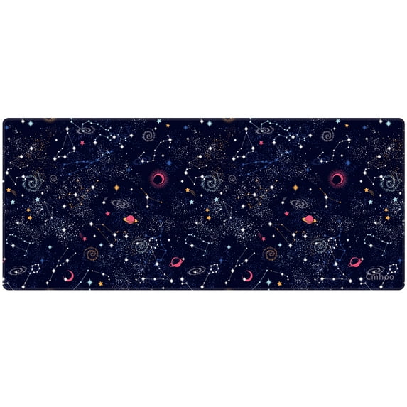 Cmhoo Gaming Mouse Pad Size 27.5x11.8 Thickness 0.12 inches,Premium-Textured Non-Slip & Waterproof Computer Mousepad with Stitched Edges for Gaming, Office & Home 70x30 Xingzuow