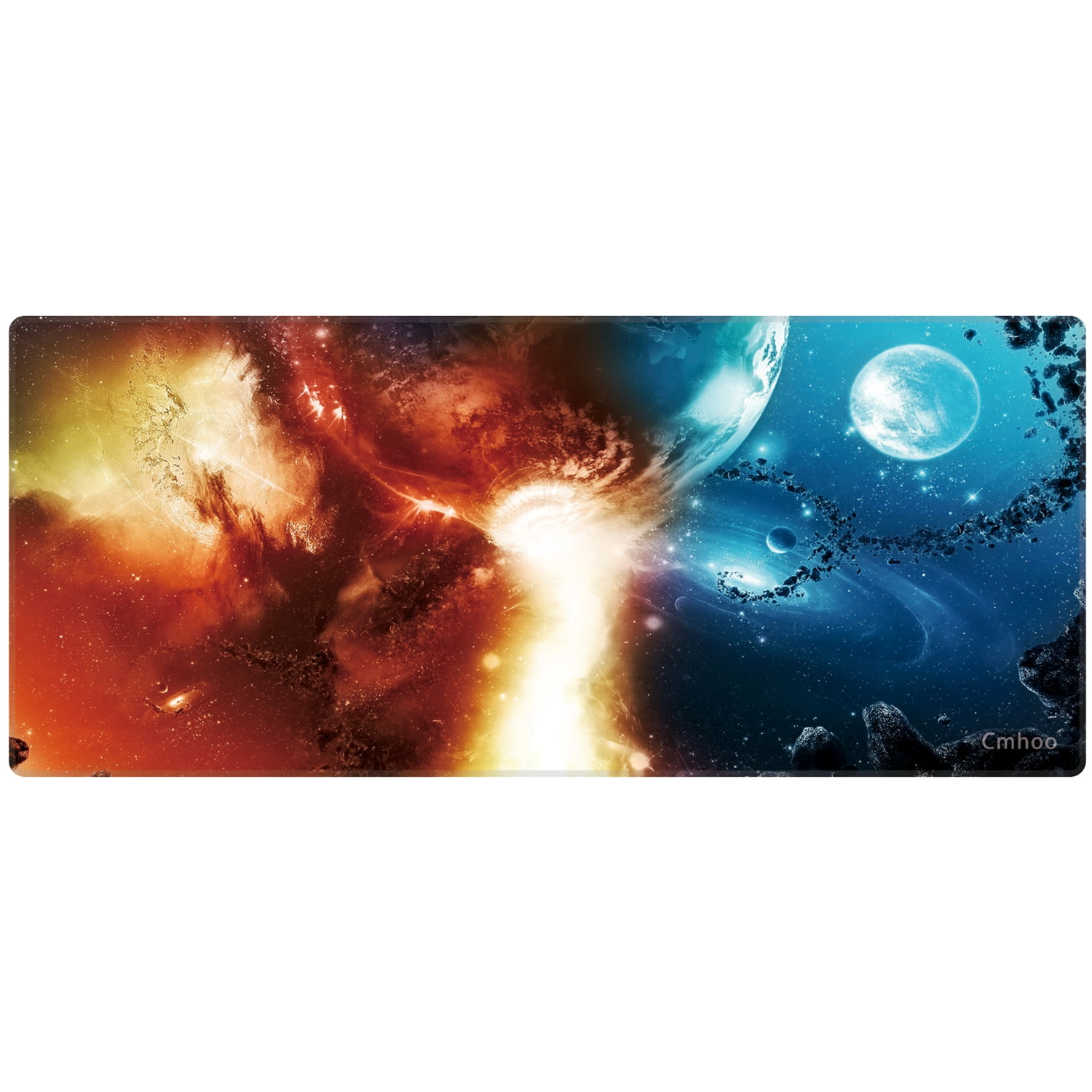 Cmhoo Gaming Mouse Pad Size 27.5x11.8 Thickness 0.12 inches,PremiumTextured NonSlip