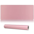 thumbnail image 1 of Cmhoo Gaming Mouse Pad with Stitched Edges,[27.5X11.8IN] Non-Slip Rubber Base,Waterproof Computer Desk Mat for PC,Mac, Laptop-Thick Durable Surface for Office,Home,Work-70x30 PinkW, 1 of 5