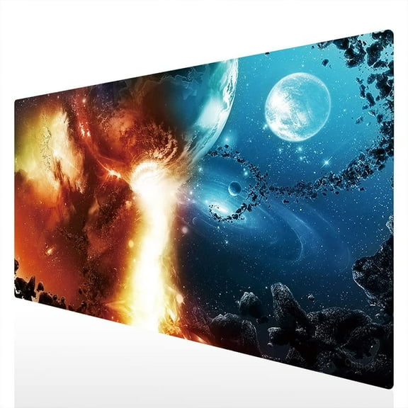 Cmhoo XXL Professional Large Mouse Pad & Computer Non-slip Gaming Mouse Mat-90x40 Fireball07