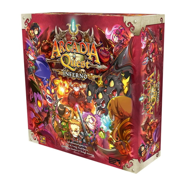Cmon Arcadia Quest Inferno Board Game