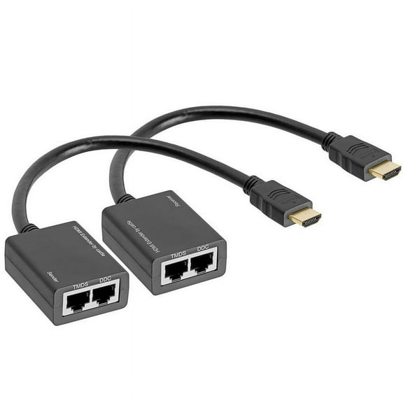 Cmple 146-N HDMI Extender Using Cat5e or CAT6 Cable - Extend Upto 98ft
