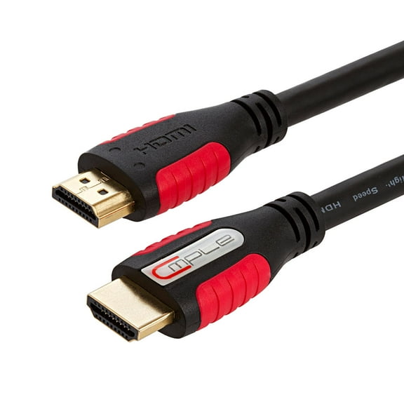 Cmple - 15ft Ultra High Speed HDMI Cable, Version 1.3, Category 2, 1080p, Black