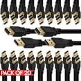 thumbnail image 1 of Cmple - [20 PACK] 10 Feet USB 3.0 A to A Extension Cable, USB Male to Female Extender Cord for Mouse, Keyboard, Printer, Camera, Hard Drive, Flash Drive, PlayStation, XBOX, 1 of 2