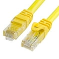 thumbnail image 1 of Cmple - Cat 6 Ethernet Cable 5 ft, Cat6 Patch Cables 10Gbps Network Lan Cord, 550MHz, RJ45 Connectors, Compatible with Gaming Computer, Laptop, Modem, Router, Gaming Console - Yellow, 1 of 7