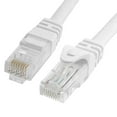 thumbnail image 1 of Cmple - Cat 6 Ethernet Cable 75 ft, Cat6 Patch Cables 10Gbps Network Lan Cord, 550MHz, RJ45 Connectors, Compatible with Gaming Computer, Laptop, Modem, Router, Gaming Console - White, 1 of 8