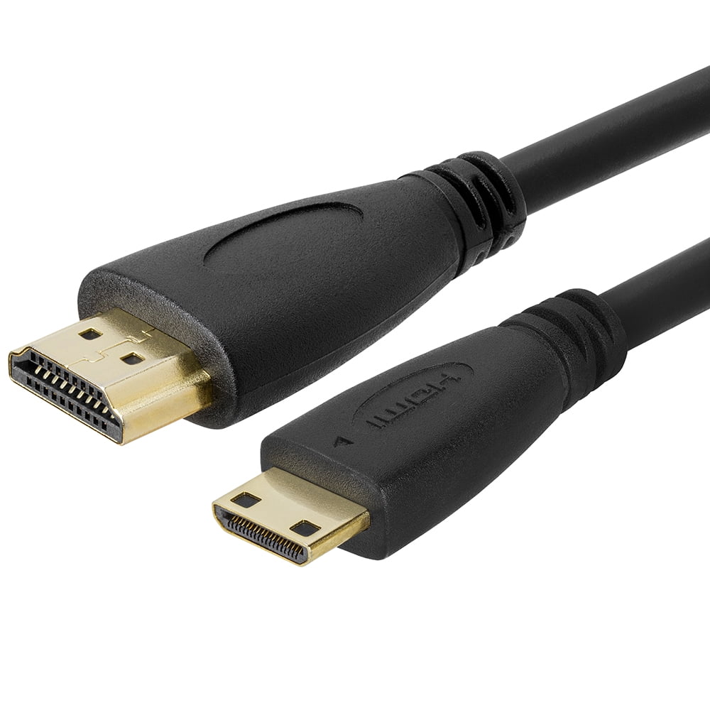 Mini adaptador HDMI a HDMI, mini HDMI a cable HDMI 4K × 2K para cámara  DSLR, portátil, videocámara, tableta y tarjeta de video gráfica