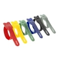 thumbnail image 1 of Cmple - Reusable Cable Ties, Nylon Adjustable Cord Organizer, Hook Loop Cable Management Mountable Head Cable Wire Ties, 60 PCS, 6 inch - Multicolor, 1 of 2