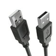 thumbnail image 1 of Cmple - USB to USB Cable 10ft USB A to A Male to Male USB 2.0 Cable Data Transfer USB Cord for Laptop, PC, USB Hub, Hard Drive, Laptop Cooler - Black, 1 of 7