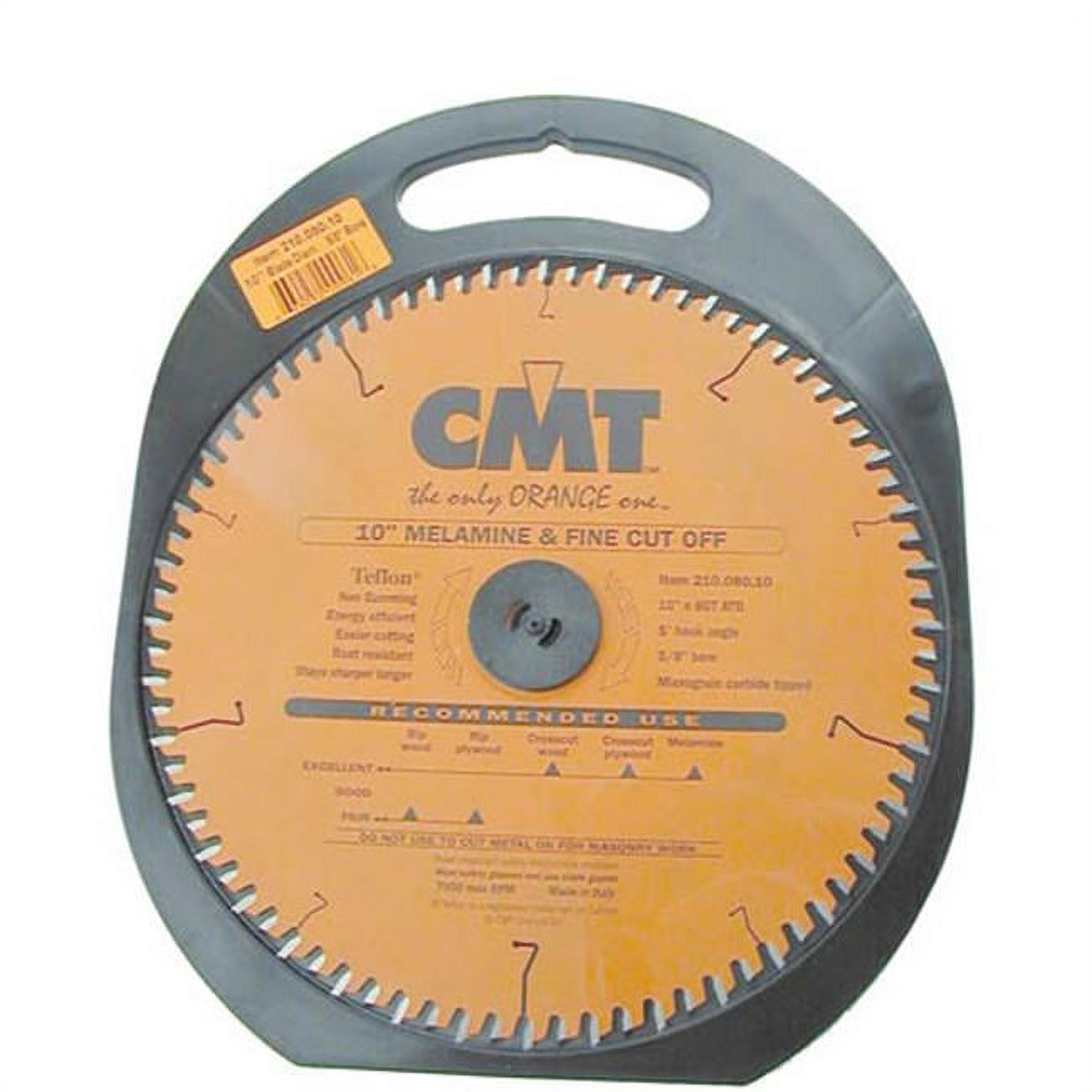Cmt 10 In X 80 X 5/8 In Industrial Melamine And CutOff Blade