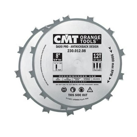 Cmt Cabinet maker's 8 in Dado Pro Set