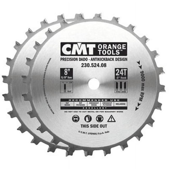 Cmt Cmt230.524.08 8 In. Precision Dado Set